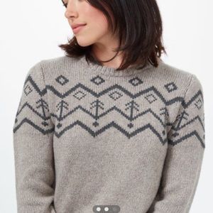 Tentree Highline Wool Intarsia Sweater Large